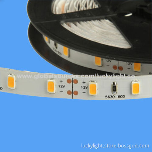 Waterproof 12V 120 LEDs Warm White 5630 LED Strip for LED Lighting, Sized 5,000 x 10mm